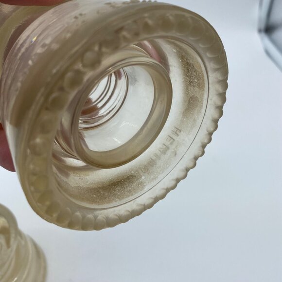 Hemingray Vintage Glass Insulators Set Of 3 Clear Collectible Farmhouse Decor - Picture 13 of 15